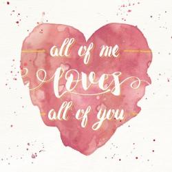 Happy Hearts I Pink | Obraz na stenu