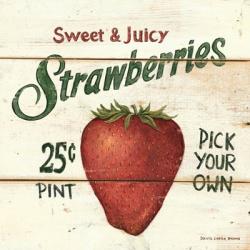 Sweet and Juicy Strawberries | Obraz na stenu