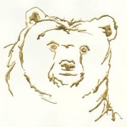 Gilded Brown Bear | Obraz na stenu