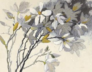 Magnolias Yellow Gray | Obraz na stenu