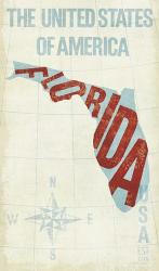 USA Modern Blue Florida State | Obraz na stenu