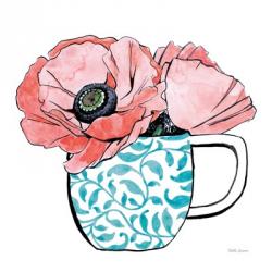 Floral Teacups II | Obraz na stenu