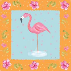 Flamingo Dance IV | Obraz na stenu