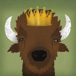 Buffalo III with Crown | Obraz na stenu