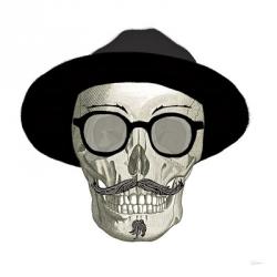 Hipster Skull III | Obraz na stenu
