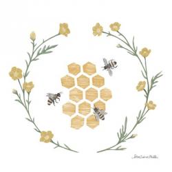 Happy to Bee Home III | Obraz na stenu
