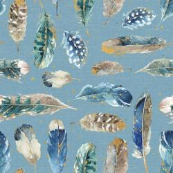 Indigold Feathers Turquoise | Obraz na stenu