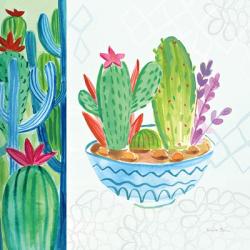 Cacti Garden II no Birds and Butterflies | Obraz na stenu