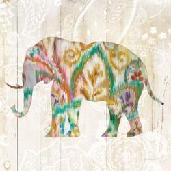 Boho Paisley Elephant II v2 | Obraz na stenu