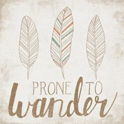 Prone to Wander Beige | Obraz na stenu