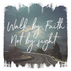 Wild Wishes III Walk by Faith | Obraz na stenu