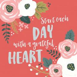 Wildflower Daydreams VII Grateful Heart | Obraz na stenu