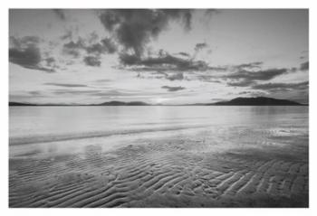 Samish Bay Sunset II BW with border | Obraz na stenu