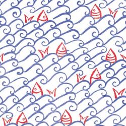 Coastal Birds Pattern VA | Obraz na stenu