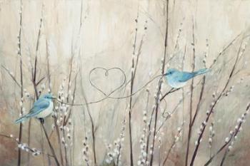 Pretty Birds Neutral String | Obraz na stenu