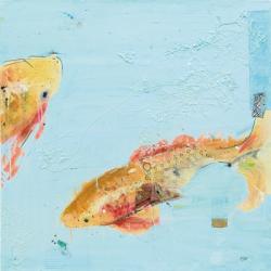 Fish in the Sea II Aqua | Obraz na stenu