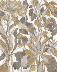 Painted Tropical Screen I Gray Gold | Obraz na stenu