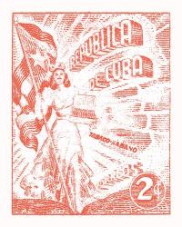 Cuba Stamp XXI Bright | Obraz na stenu