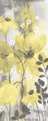 Floral Symphony Yellow Gray Crop II | Obraz na stenu