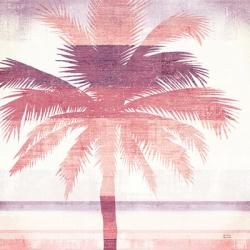 Beachscape Palms II Pink Purple | Obraz na stenu