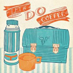 Let's Do Coffee Orange | Obraz na stenu