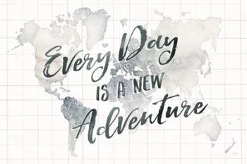 Watercolor Wanderlust World Adventure | Obraz na stenu