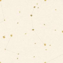 Night Sky Cream and Gold Pattern 05A | Obraz na stenu