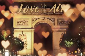 Love is in the Arc de Triomphe v2 | Obraz na stenu