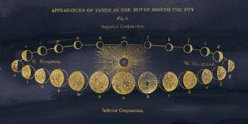 Geography of the Heavens II Blue Gold | Obraz na stenu