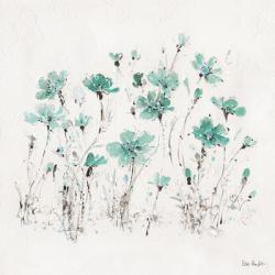 Wildflowers III Turquoise | Obraz na stenu