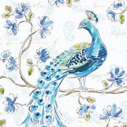 Peacock Allegory IV White | Obraz na stenu