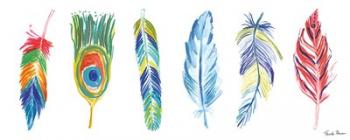 Rainbow Feathers I | Obraz na stenu