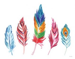 Rainbow Feathers IV | Obraz na stenu
