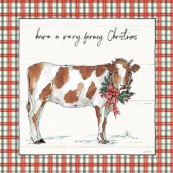 Holiday on the Farm III Plaid | Obraz na stenu