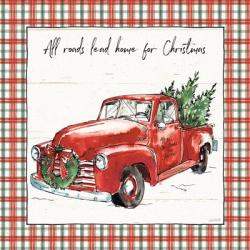 Holiday on the Farm VI Plaid | Obraz na stenu