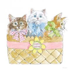 Easter Kitties I | Obraz na stenu