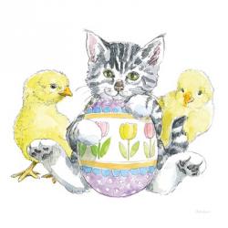 Easter Kitties V | Obraz na stenu