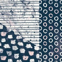 Mark Making Tile IV with Blush | Obraz na stenu