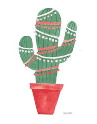 A Very Cactus Christmas II Dark Green | Obraz na stenu