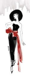 Fifties Fashion IV Red Scarf | Obraz na stenu