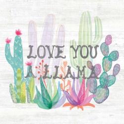 Lovely Llamas Cactus Love | Obraz na stenu