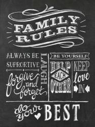 Family Rules I v2 | Obraz na stenu