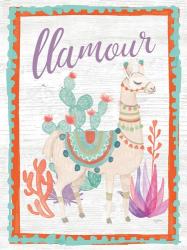Lovely Llamas II Llamour | Obraz na stenu
