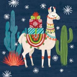 Lovely Llamas II Christmas | Obraz na stenu