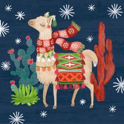 Lovely Llamas IV Christmas | Obraz na stenu
