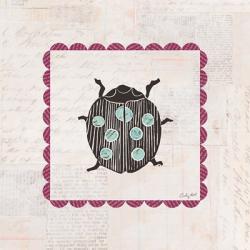 Ladybug Stamp Bright | Obraz na stenu