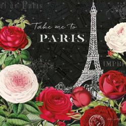 Rouge Paris III Black | Obraz na stenu
