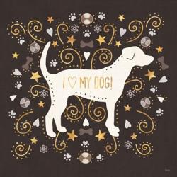 Otomi Dogs II Dark Neutral | Obraz na stenu