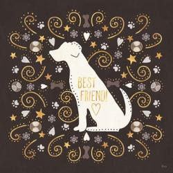 Otomi Dogs III Dark Neutral | Obraz na stenu
