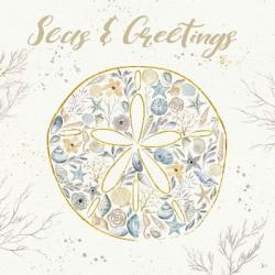 Seaside Blossoms IV Blue Greetings | Obraz na stenu